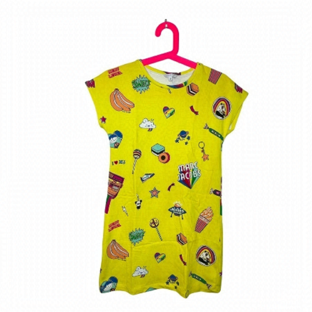 Little Marc Jacobs Yellow Shirt Dress Girls size 12